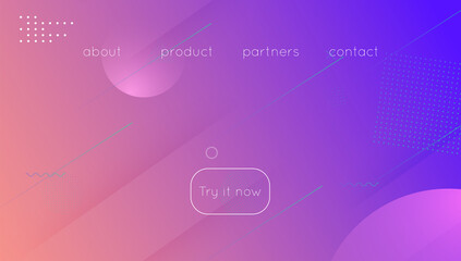 Dynamic Design. Trendy Page. Cool Landing Page. Fluid Element. Flat Rainbow Background. Liquid Poster. Blue Bright Cover. Spectrum Template. Magenta Dynamic Design