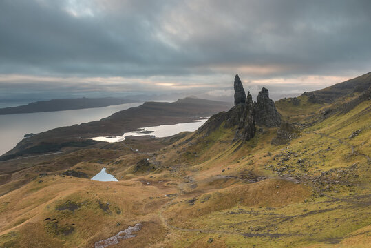 The Old Man of Storr at Sunrise.  Isle of Skye