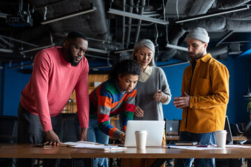 Creative team in office