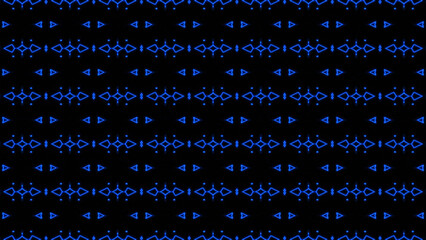 Abstract blue geometric seamless pattern background. Abstract Stripes Kaleidoscope. Psychedelic Colorful Kaleidoscope background. Disco Abstract Background. Kaleidoscope effect