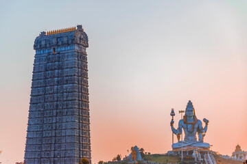 tower of murudeshwar -  the tallest Gopura in the world-  lord Shiva statue 
