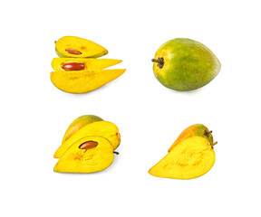 Canistel isolated on a white background