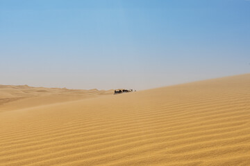 White desert in egypt. Off road journey through the wanders of the white desert. Camping at night and making memories.