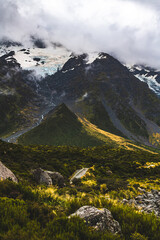 Mountain scenery in New Zealand