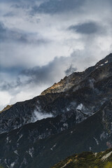 Mountain scenery in New Zealand