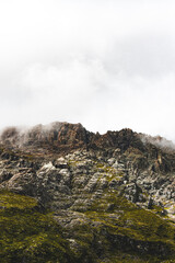 Mountain scenery in New Zealand