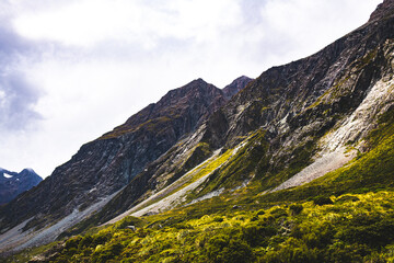 Mountain scenery in New Zealand