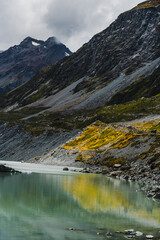 Mountain scenery in New Zealand