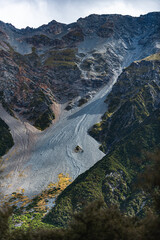 Mountain scenery in New Zealand