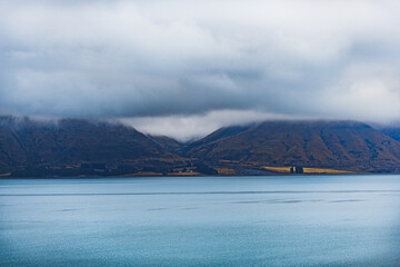 Mountain scenery in New Zealand