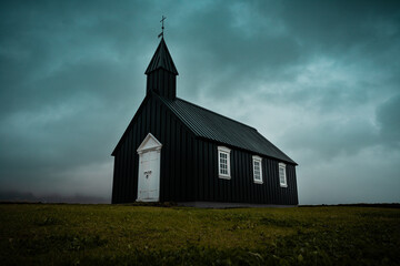 Budakirkja Church in Iceland.