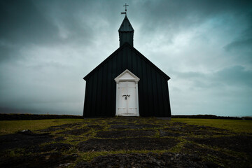 Budakirkja Church in Iceland.