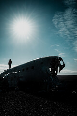 DC-3 plane wreck in Iceland