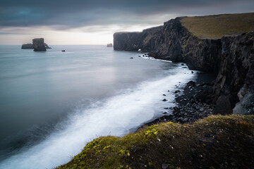 Fototapeta na wymiar Dyrholaey cliffs in Iceland