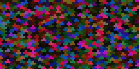 Dark Pink, Green vector background with rectangles.