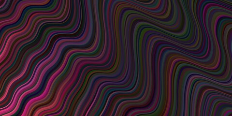 Dark Blue, Red vector template with wry lines.