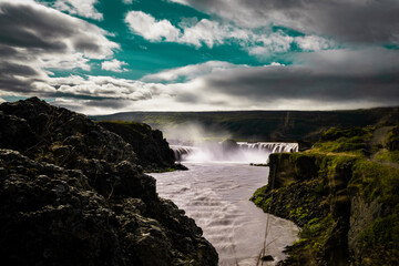 Godafoss waterfall in Iceland.