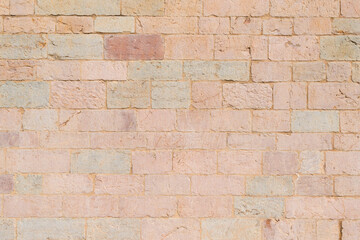 Pink marble ancient wall as background