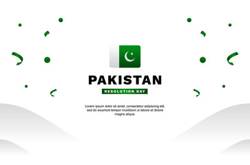 Pakistan Resolution Day Background Event
