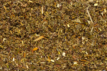Dried absinthe wormwood for background.