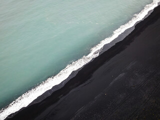Fototapeta na wymiar Reynisfjara Black Sand Beach