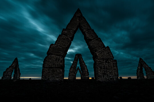 The Arctic Henge In Iceland.