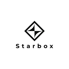 abstract simplestar corporate flat design 