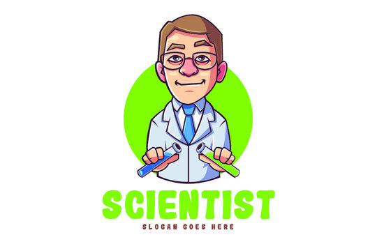 Good Scientist Mascot Logo