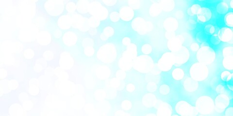 Light BLUE vector template with circles.