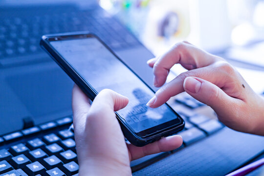 Digitando no Smartphone