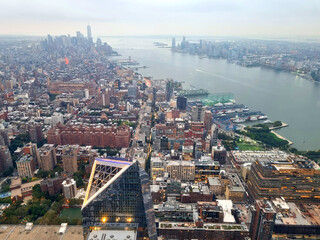 Fototapeta premium aerial view of the city