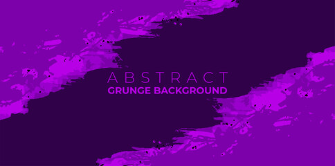Obraz premium dark background with purple abstract stains and brush strokes. scratched grunge background. Texture and elements for design