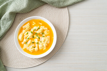 tteokbokki with cheese or Korean rice cake with cheese