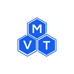 MVT letter logo design on White background. MVT creative initials letter logo concept. MVT letter design. 
