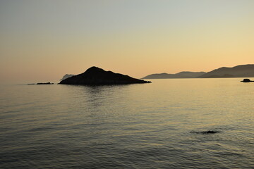 Fototapeta na wymiar Sunset, Sardinia, Italy