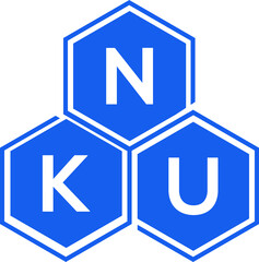 NKU letter logo design on White background. NKU creative initials letter logo concept. NKU letter design. 