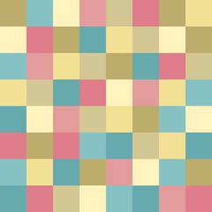checkered fabric swatch. color squares. geometric repetitive background. vector seamless pattern. wrapping paper. continuous design template for home decor, textile, cloth. modern stylish texture