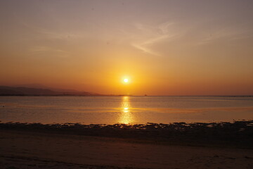 東ティモール　ディリの夕日