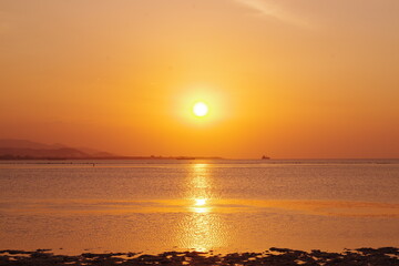 東ティモール　ディリの夕日