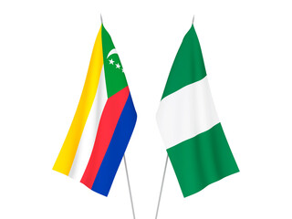Nigeria and Union of the Comoros flags