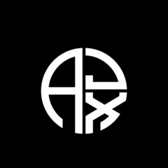 AJX logo AJX icon AJX vector AJX monogram AJX letter AJX minimalist AJX triangle AJX flat Unique modern flat abstract logo design.  