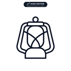 lantern icon symbol template for graphic and web design collection logo vector illustration