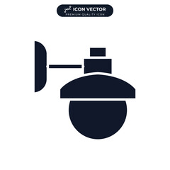 street light icon symbol template for graphic and web design collection logo vector illustration