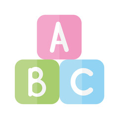 cubes alphabet toy