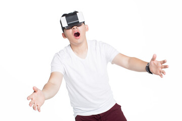 boy watching 3D movie
