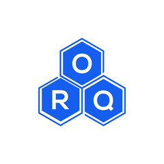 ORQ letter logo design on black background. ORQ  creative initials letter logo concept. ORQ letter design.