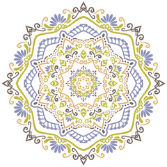 マンダラアート(花・葉・自然)