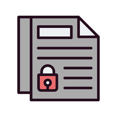 Obraz premium Confidentiality Icon