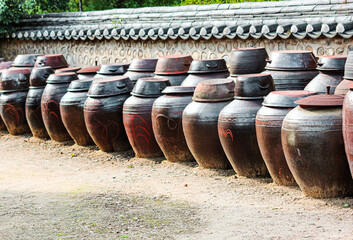 Jangdokdae in the courtyard of Hanok Village, Korea