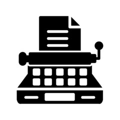 Typewriter Icon